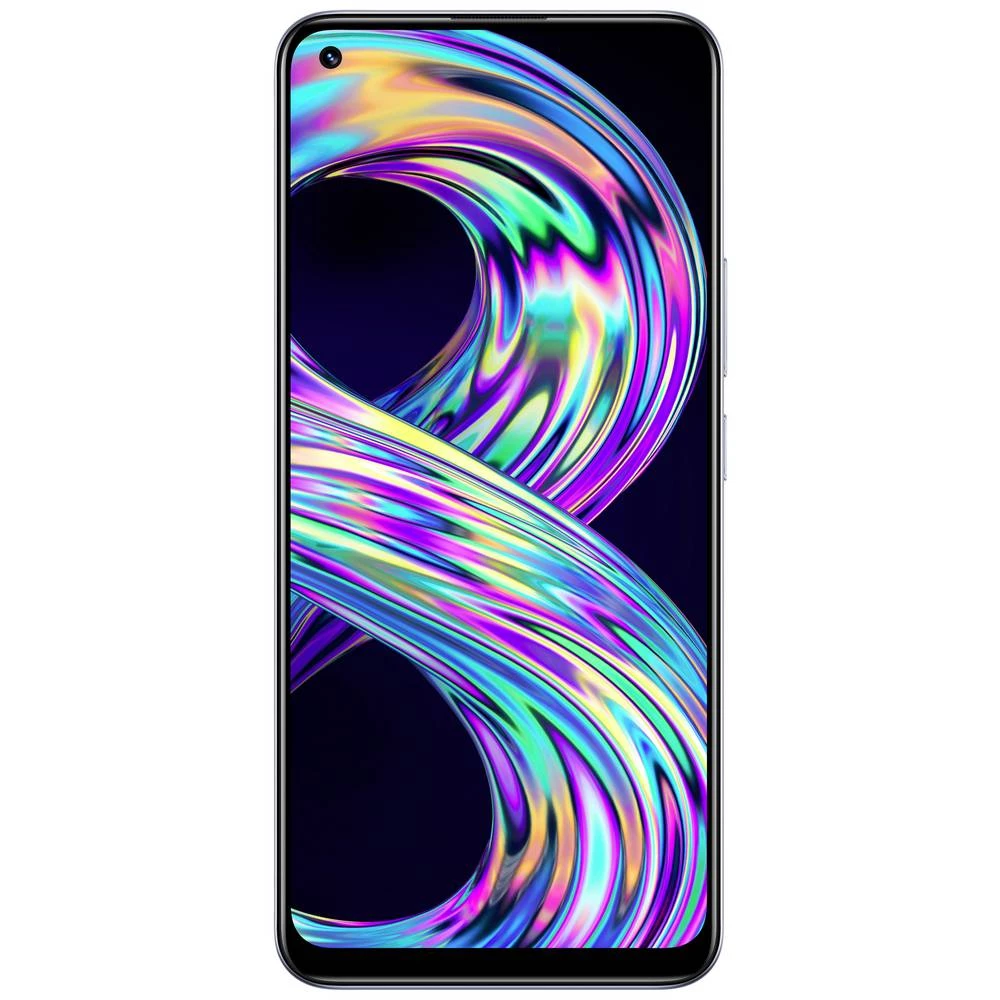 Realme 8 pametni telefon 128 GB 16.3 cm (6.4 palac) srebrna Android™ 11 Dual-SIM slika
