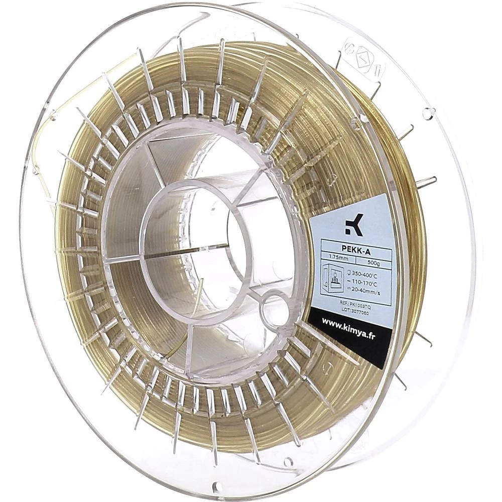 3D pisač filament Kimya PK1007TQ PEEK 1.75 mm Prirodna 250 g slika