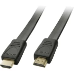 LINDY HDMI priključni kabel HDMI-A utikač, HDMI-A utikač 1.00 m crna 36996  HDMI kabel