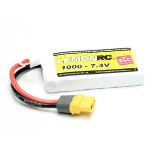 LemonRC lipo akumulatorski paket za modele 7.4 V 1000 mAh Broj ćelija: 2 35 C softcase XT60 slika