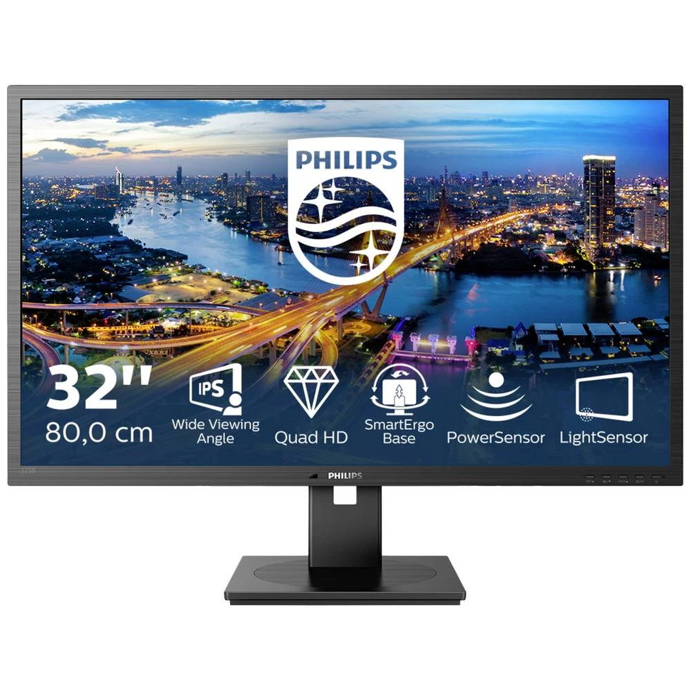 Philips 325B1L/00 LCD zaslon 81.3 cm (32 palac) Energetska učinkovitost 2021 G (A - G)   4 ms HDMI™, USB a, DisplayPort, USB-C® IPS LCD slika