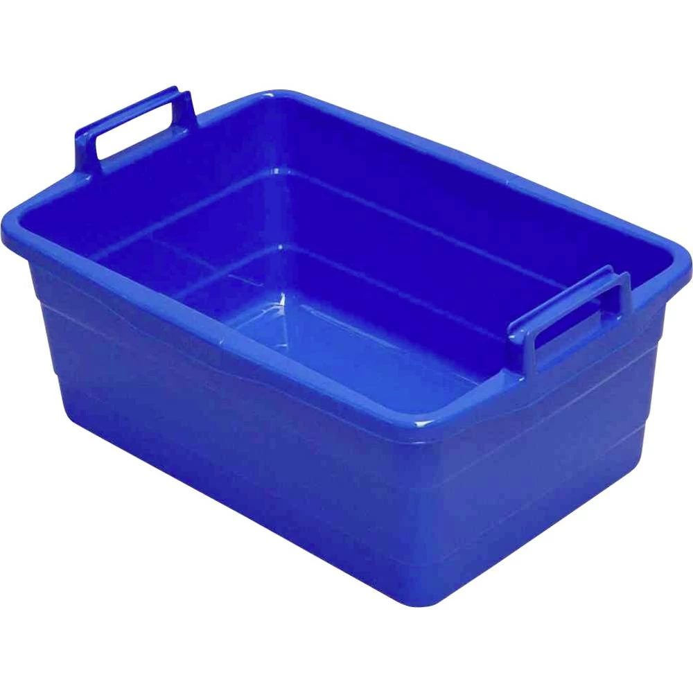 Četvrtasta kada 62 cm / 45 l plave visoke ručke slika