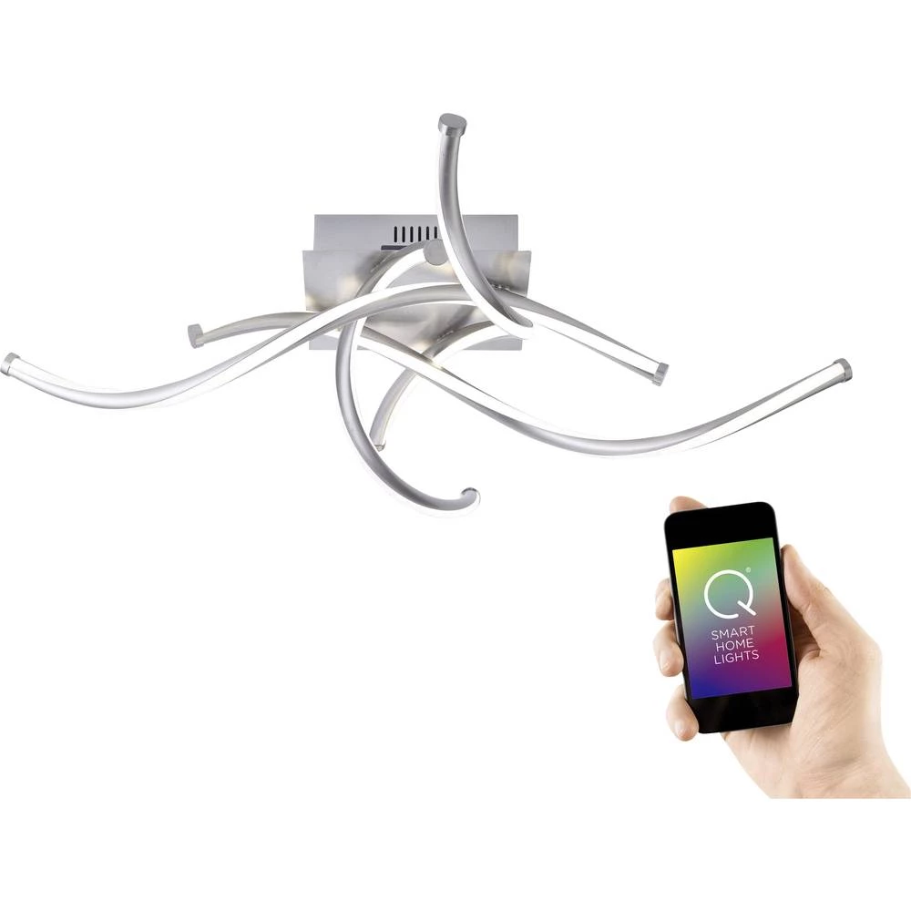 Paul Neuhaus Q&reg; LED Stropna i zidna svjetiljka Q-MALINA LED fiksno ugrađena 50 W Toplo-bijela, Dnevno svjetlo-bijela, Neutra slika