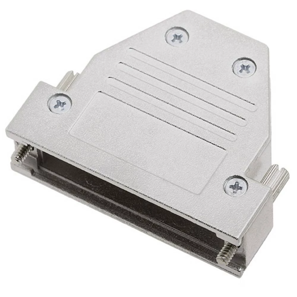 D-SUB kućište Broj polova: 25 Cijeli metal 180 °, 45 °, 45 ° Srebrna encitech DCRP25-K 1 ST slika