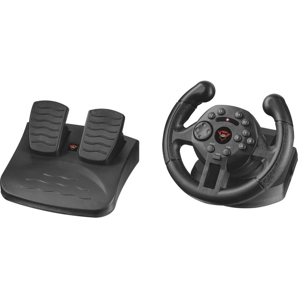 Upravljač Trust GXT 570 USB PC, PlayStation 3 Crna Uklj. pedale slika
