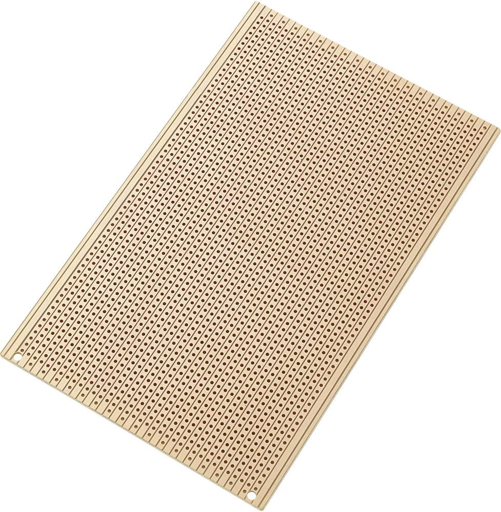 TRU COMPONENTS SU527413 Euro ploča Tvrdi papir (D x Š) 160 mm x 100 mm 35 &micro;m Raster 2.54 mm Sadržaj 1 ST slika