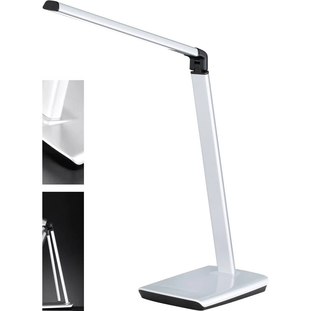 Fischer & Honsel 95865 stolna svjetiljka 8 W toplo bijela srebrna slika