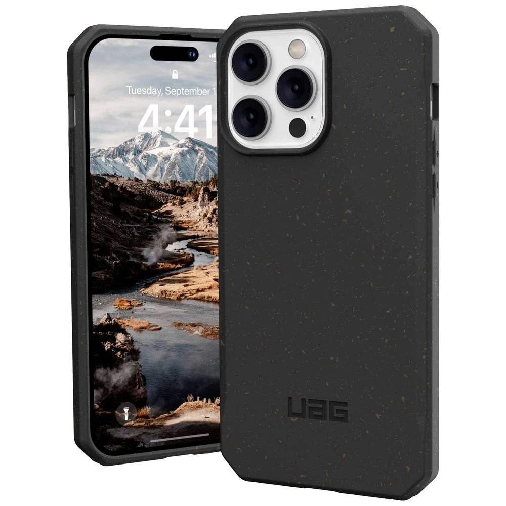 Urban Armor Gear Outback-BIO Pogodno za model mobilnog telefona: iPhone 14 Pro Max, crna Urban Armor Gear Outback-BIO case Apple iPhone 14 Pro Max crna slika