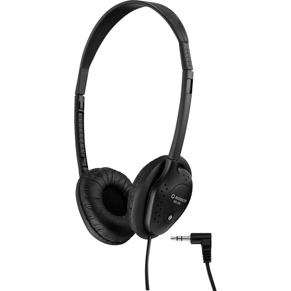 Monacor MD-306 On Ear slušalice žičani slika
