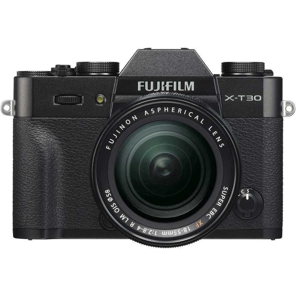 Sistemska kamera Fujifilm X-T30 XF18-55 mm 26.1 MPix Crna Zaslon osjetljiv na dodir, Elektroničko tražilo, Nagibni zaslon, WiFi, slika