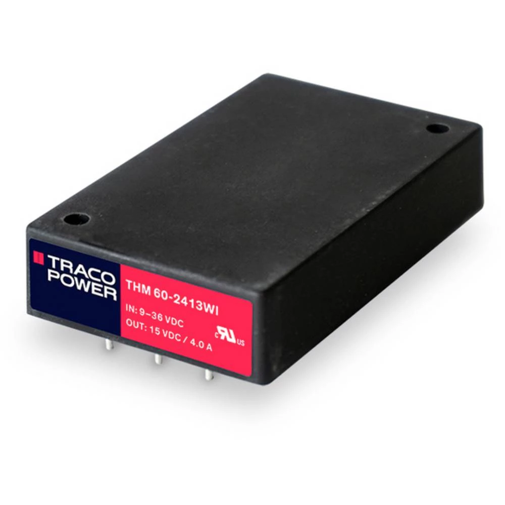 TracoPower THM 60-2411WI DC/DC pretvarač za tiskano vezje 24 V/DC 5.1 V/DC 12 A 60 W Broj izlaza: 1 x Content 1 kom. slika
