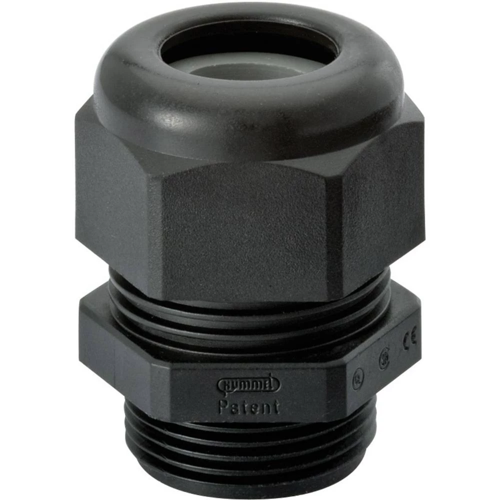 Kabelska uvodnica M20 x 1.5 Poliamid Intenzivna crna (RAL 9005) Hummel 1.218.2001.50 25 ST slika