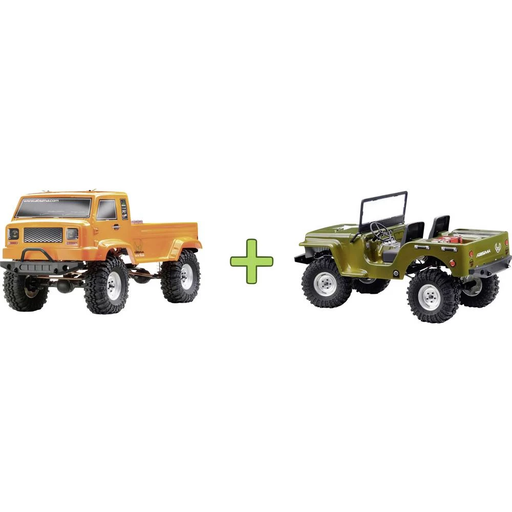 Absima S četkama 1:10 RC model automobila Električni Crawler 4WD RtR 2,4 GHz Uklj. dodatna karoserija slika