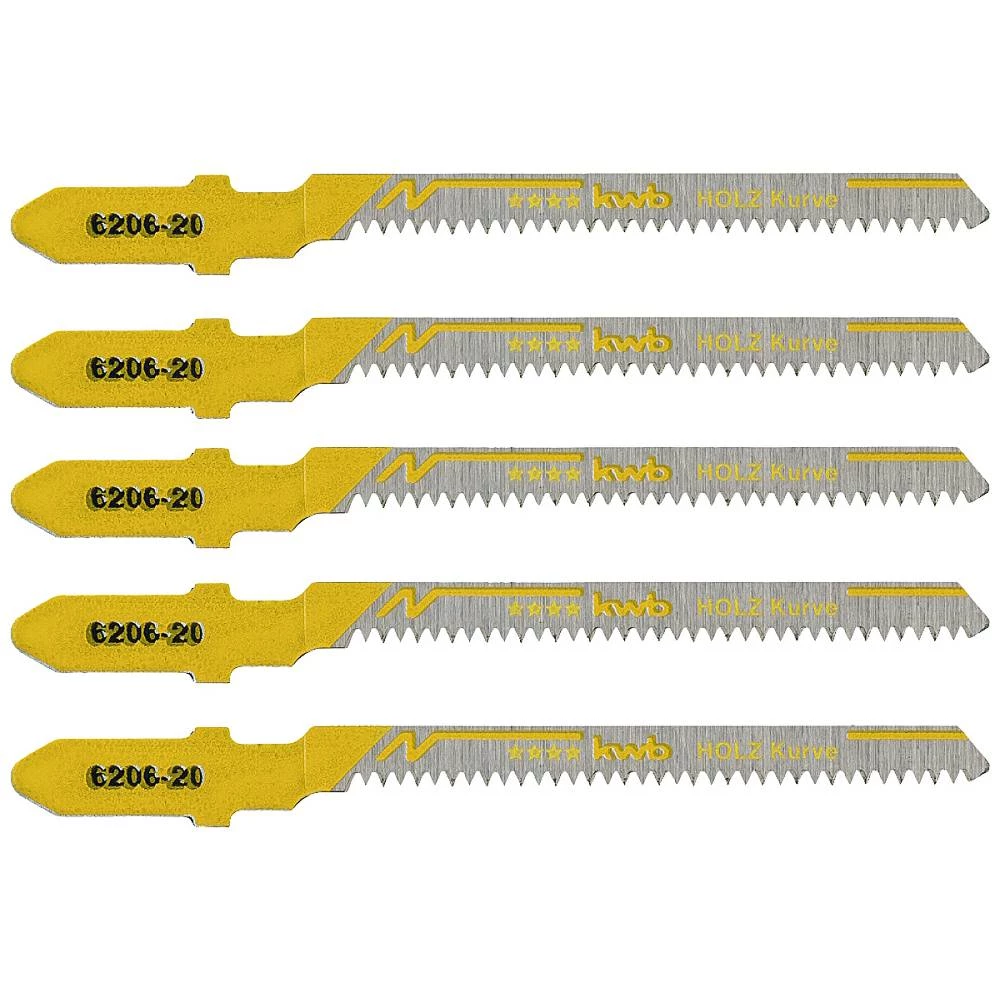 kwb 620625 List ubodne pile, obrada drveta, HCS, jednostruka osovina 5 St. slika