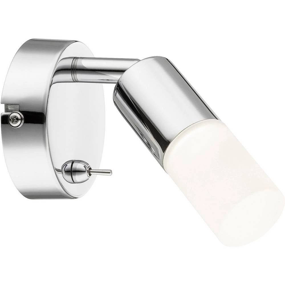 LED stropni reflektor 5 W Toplo-bijela WOFI ATKINS 4729.01.01.0000 Krom boja slika