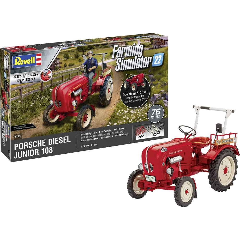 Revell RV 1:24 Porsche Junior 108 - Farming Simulator Edition 1:24 bulldog slika