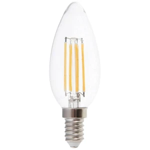 V-TAC 214301 LED Energetska učinkovitost 2021 F (A - G) E14 oblik svijeće 4.00 W toplo bijela (Ø x V) 35 mm x 98 mm 1 St. slika