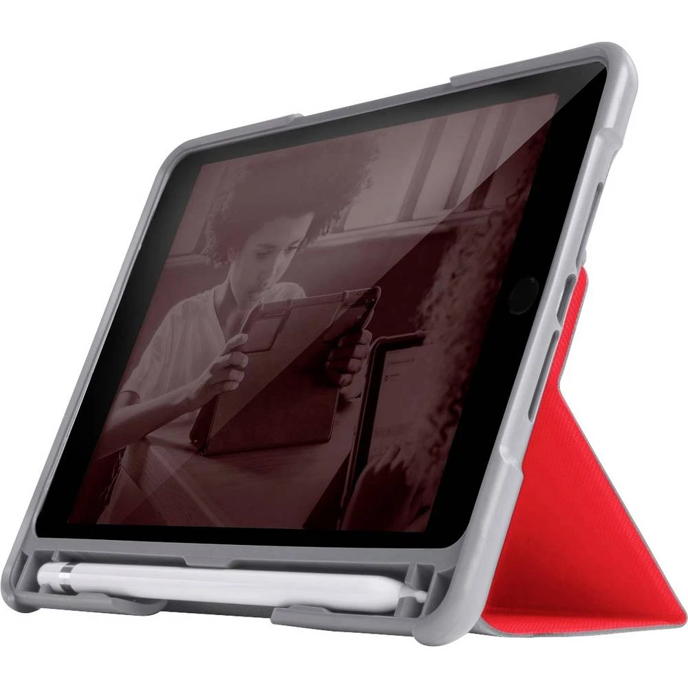 STM Goods iPad etui/torba etui s poklopcem Pogodno za modele Apple: iPad mini 4, iPad mini (5. generacija) crvena (prozirna) slika