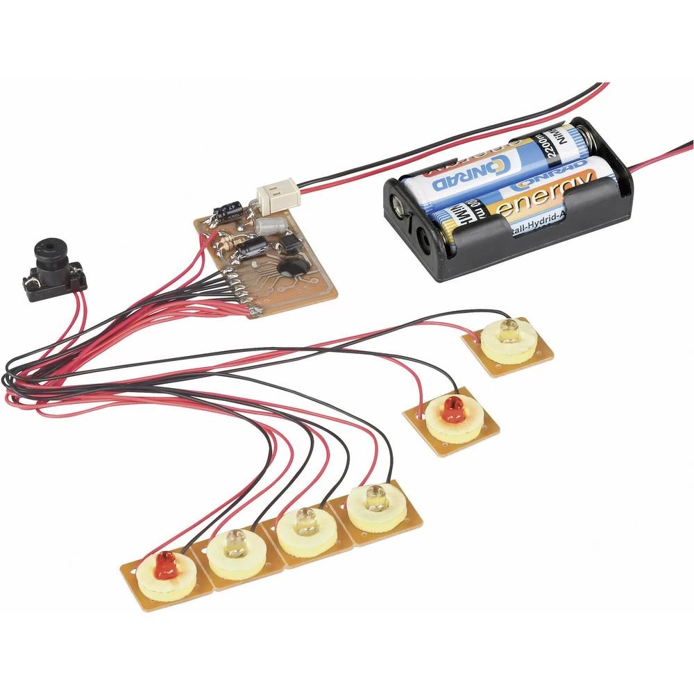 6-kanalni modul s LED-svjetlosnimi diodami, koje prikazuju svako pokretanje, mod slika