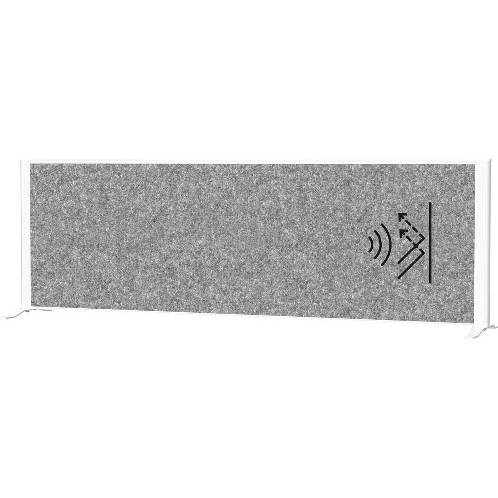 Maul struktura prostora zidova particije MAULconnecto (Š x V) 160 cm x 52.75 cm flis tamnosiva, bijela 9851602 slika