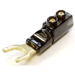 Viljuškasta kabelska stopica 16 mm² Izolirani dio Crna BKL Electronic 0103040 1 ST