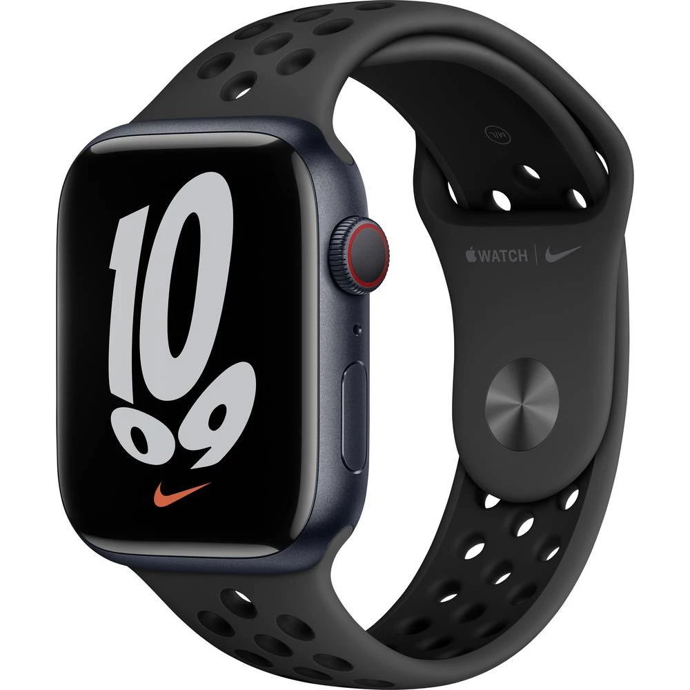 Apple Watch Series 7 Nike Edition Apple Watch  45 mm  antracit/crna slika