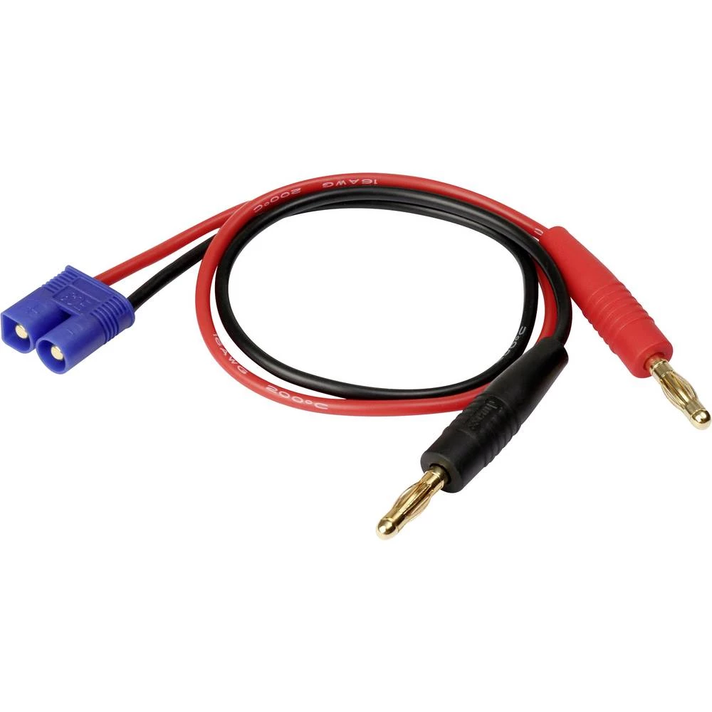 Kable za punjenje [1x Banana utikač - 2x EC3 utikač] 300 mm 2 mm&sup2; Reely slika