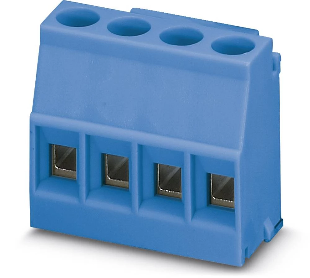 Vijčana blok stezaljka 2.50 mm broj polova: 4 MKDSO 2,5/ 4-L BU Phoenix Contact plave boje 50 kom. slika