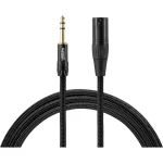 Warm Audio Premier Series XLR priključni kabel [1x muški konektor XLR - 1x 6,3 mm banana utikač] 0.90 m crna