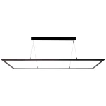 Deko Light 342219 LED Panel transparent, eckig, 50 W, 3000/4000 K, Schwarz viseća svjetiljka  Energetska učinkovitost 2021: E (A - G) LED LED fiksno ugrađena 53 W intenzivna crna (RAL 9005)