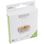 WAGO 221-613 221 spojna stezaljka fleksibilno: 0.5-6 mm² kruti: 0.5-6 mm² Broj polova: 3 8 St. prozirna, narančasta