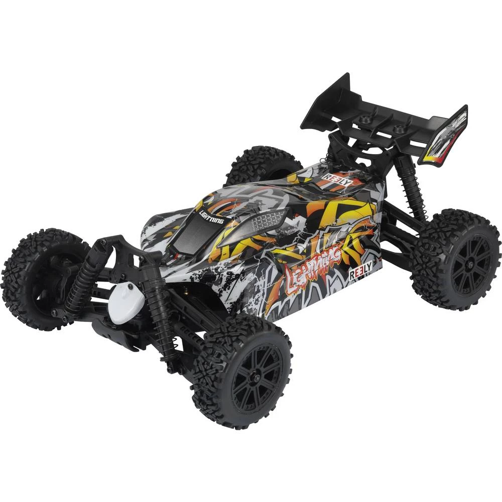 Reely Lightning S četkama 1:10 RC model automobila za početnike Električni Buggy Pogon na sva četiri kotača (4WD) 100% RtR 2,4 G slika