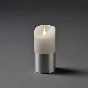 LED voštena sviječa Bijela Toplo-bijela Konstsmide slika