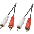 LINDY 35662 Cinch audio priključni kabel [2x muški cinch konektor - 2x muški cinch konektor] 3.00 m crna slika
