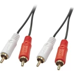LINDY 35662 Cinch audio priključni kabel [2x muški cinch konektor - 2x muški cinch konektor] 3.00 m crna