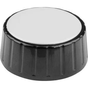 Okretni gumb S gumbom za obilježavanje Crna (Ø x V) 48 mm x 19 mm Mentor 335.61 1 ST slika