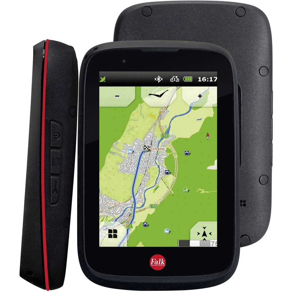 Falk Tiger Evo Navigacijski uređaj za bicikl Geocaching, Bicikliranje, Hodanje Europa Zaštita od prskanja vode slika
