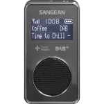 DAB+ (1012) Džepni radio Sangean DPR-35 DAB+, UKW Mogućnost punjenja Crna