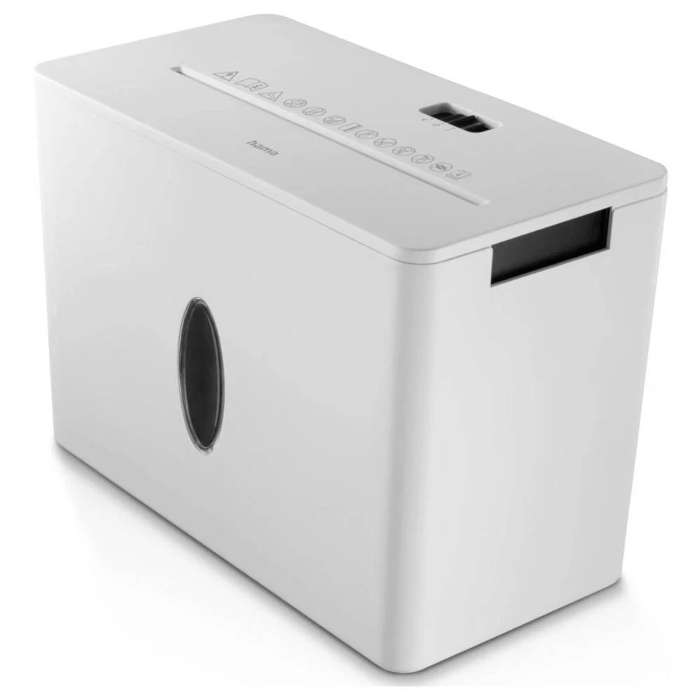 Hama Safe X40-W uništavač dokumenata 4 list 4 x 33 mm P-4 8 l Uništava također kreditne kartice slika
