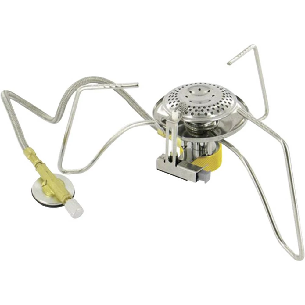 Plinsko kuhalo na stalku za kampiranje HPX300 GAS032 Highlander ventilska kartuša aluminij, plemeniti čelik, mjed slika