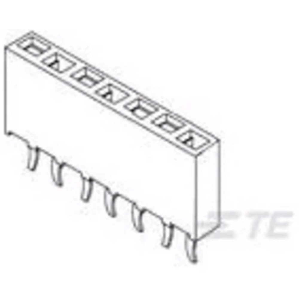 TE Connectivity ugradna standardna letva sa ženskim kontaktima 1-215297-5 1 St. Box slika