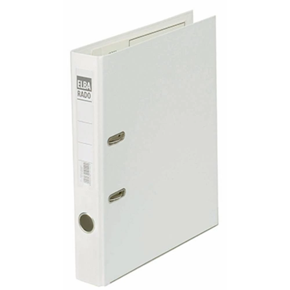 Elba Mapa Rado Plast DIN A4 Širina hrpta: 50 mm Bijela 2 nosača 100022625 slika