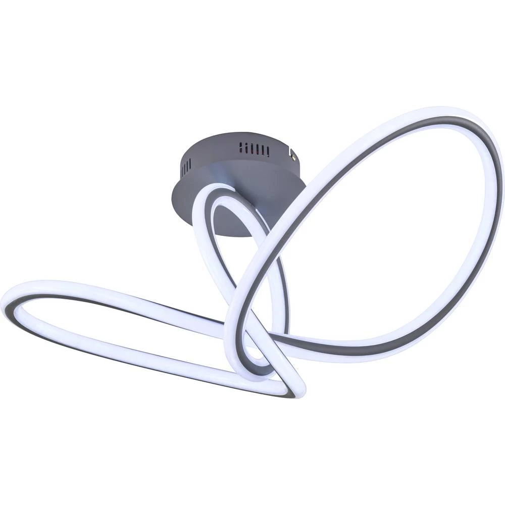 WOFI Madison 10527 LED stropna svjetiljka tamnosiva 55 W hladno bijela, toplo bijela slika