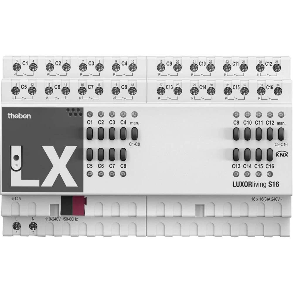 Theben KNX 4800429 Aktuator prebacivanja LUXORliving S16 slika