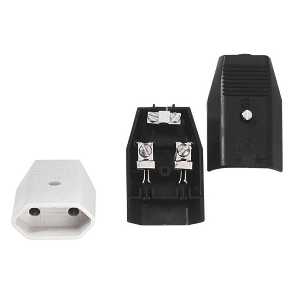 Euro spojka Plastika 250 V Crna IP20 Bachmann 900.012 slika