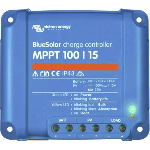 Solarni regulator punjenja Victron Energy MPPT 12 V, 24 V 15 A slika