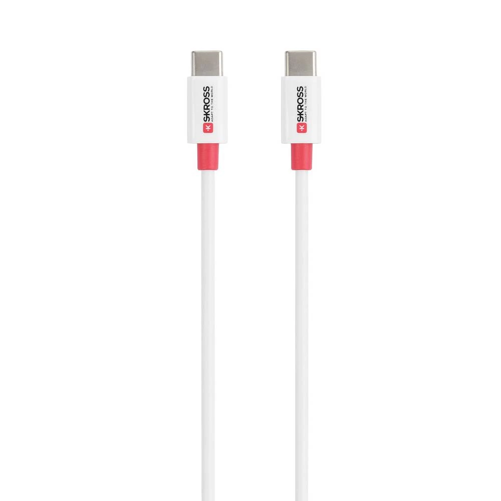 Skross USB kabel USB 2.0 USB-C™ utikač 2.00 m bijela okrugli SKCA0009C-C200CN slika