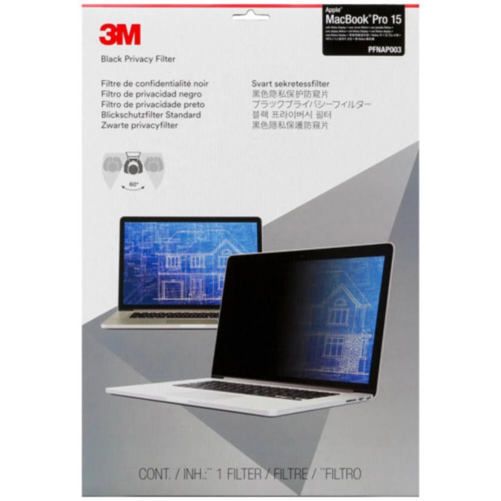 3M Folija za zaštitu zaslona 38.1 cm (15 ") Format slike: 16:10 7100077404 Pogodno za model: Apple MacBook Pro 15 cola slika