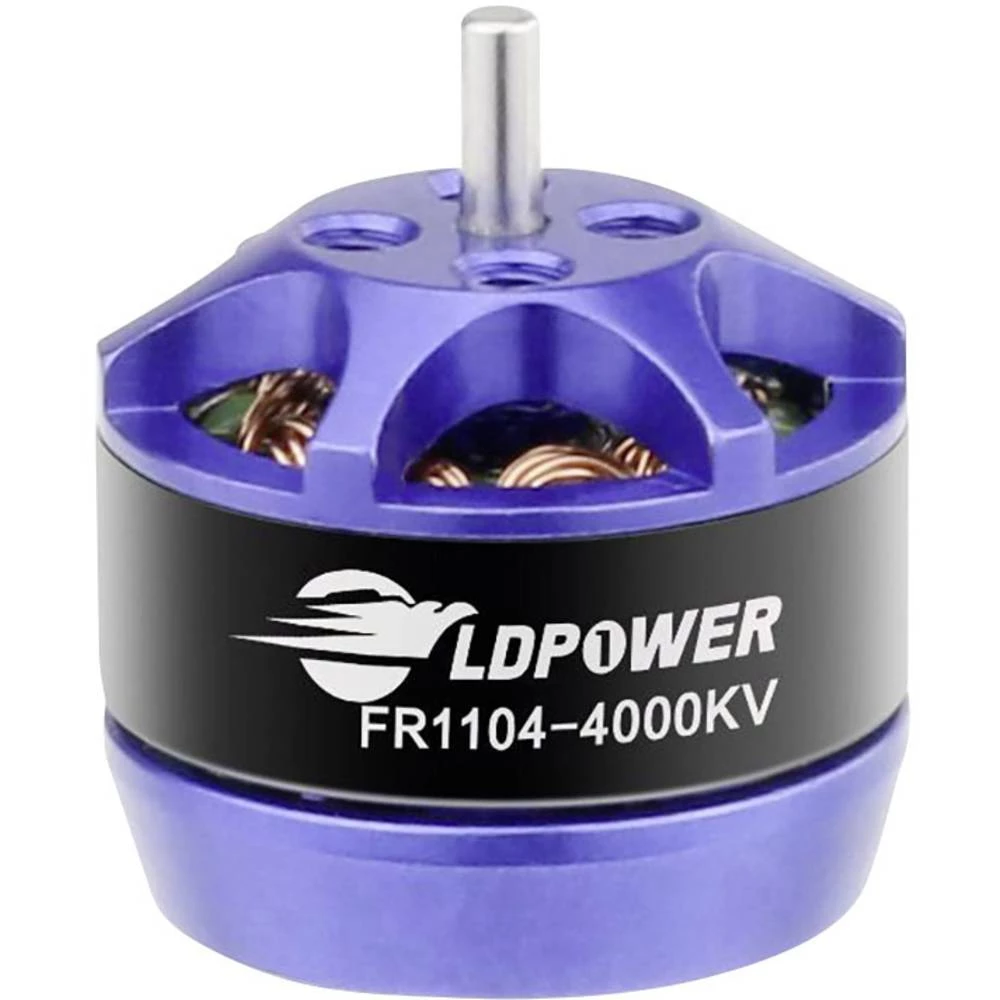 Beskontaktni istosmjerni elektromotor za trkaći kopter LDPower kV (U/min po voltu): 4000 Okretaji (Turns): 13 slika