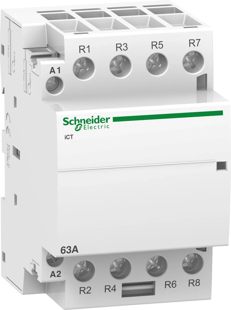 Schneider Electric A9C20167 Instalacijski kontaktor 1 ST 4 otvarač 2.1 W 400 V/AC 63 A slika